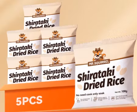 Mr. Squirrel Shiratake Rice 100g x 5bags