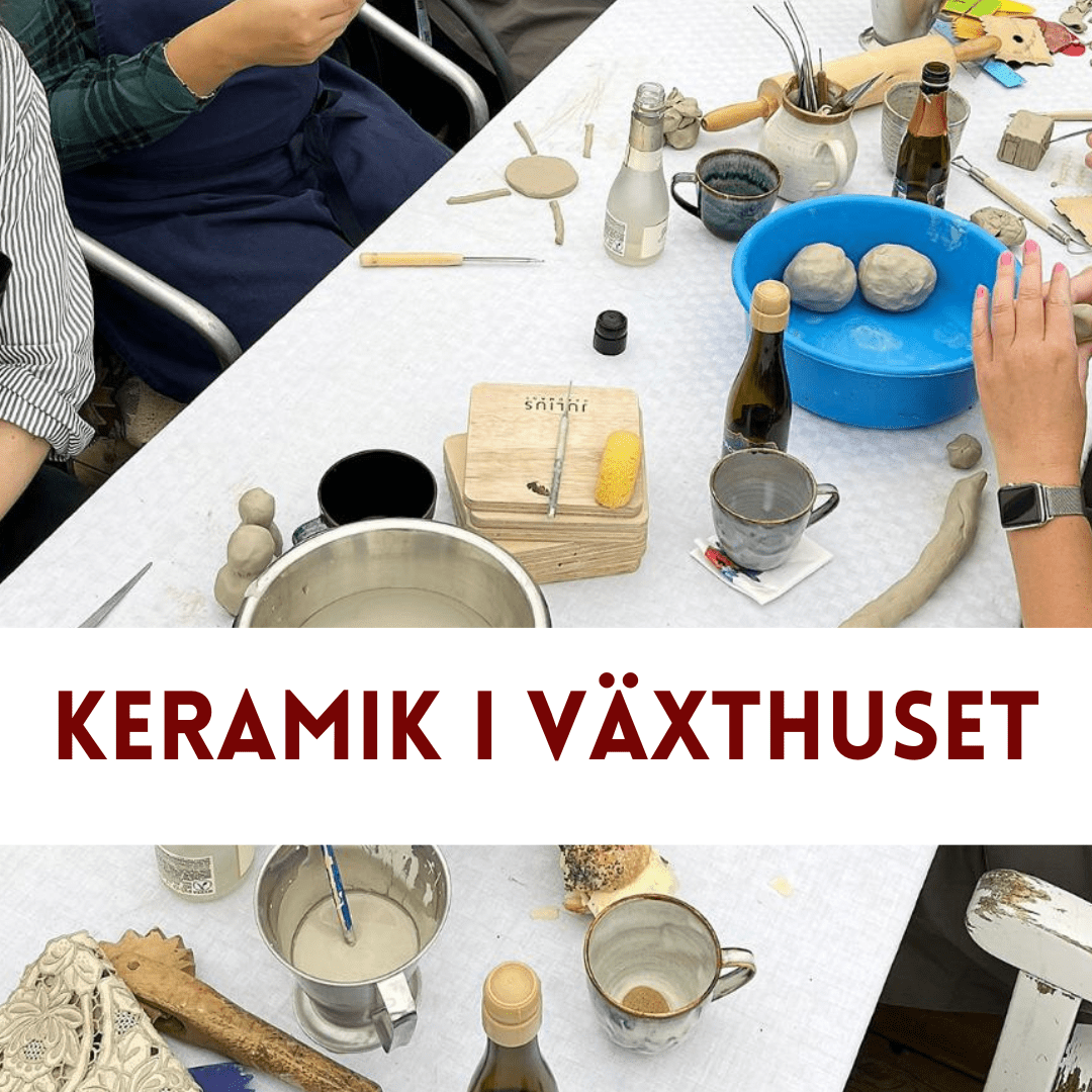 Keramik i växthuset - större grupper - Tammys Keramik