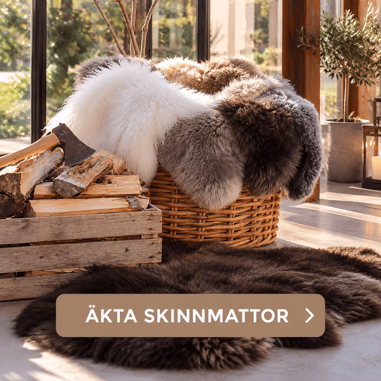 Äkta skinnmattor - Xander of Sweden