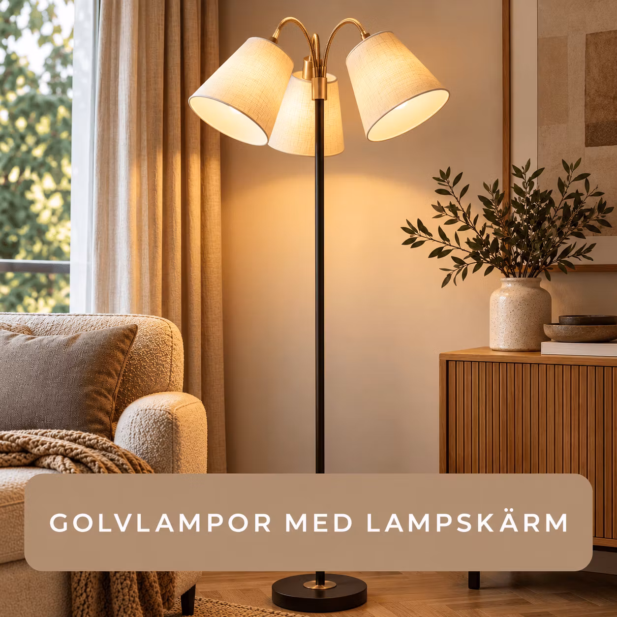 Golvlampor med lampskärm - Xander of Sweden