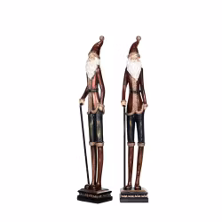 Tomte med käpp 70 cm