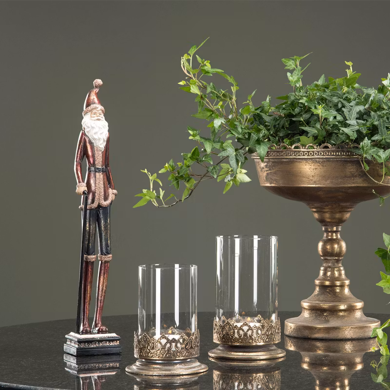 Tomte med käpp 70 cm