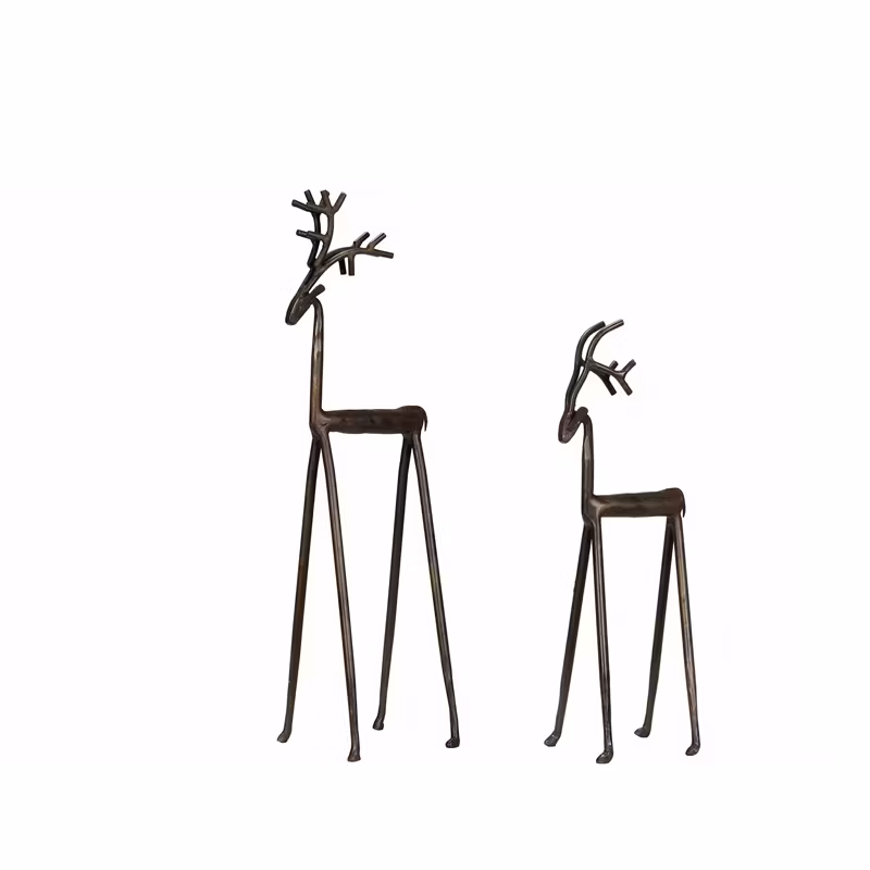 Ren Metall Stående brun 14x10x42 cm