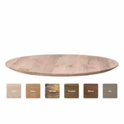 Rund bordskiva Chicago Ø80 Ek, House of Sander