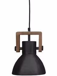 Ashby Single fönste Pale Black Zinc 19cm