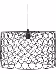 Ring taklampa Matt black 50cm