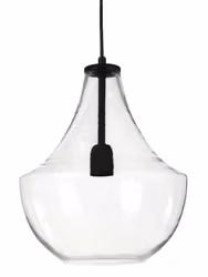 Hamilton Taklampa Clear/black 30cm