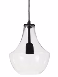 Hamilton Taklampa Clear/black 21cm