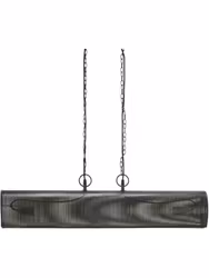 Hollow taklampa Antiksilver 85cm