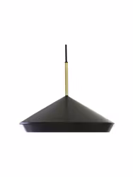 Geometri Taklampa Svart/guld 45cm