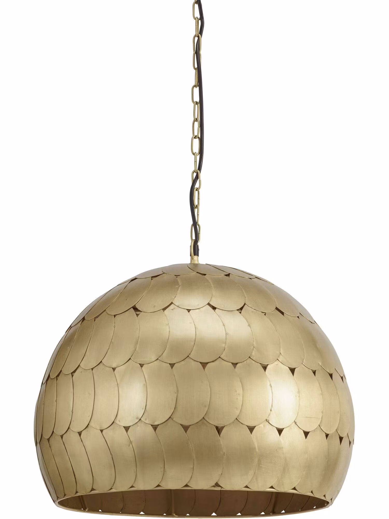 Petal Taklampa rund Mässing 46cm