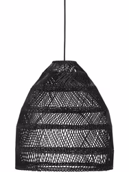 Maja Taklampa Wicker Black 45cm