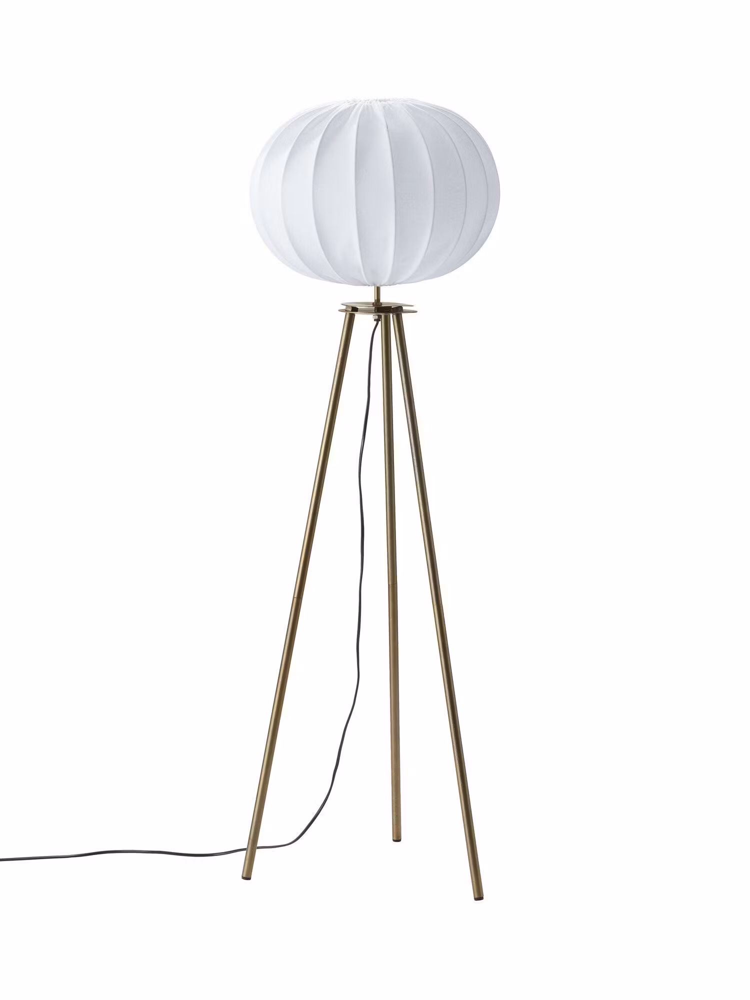 Base golv tripod Antikmässing 125cm