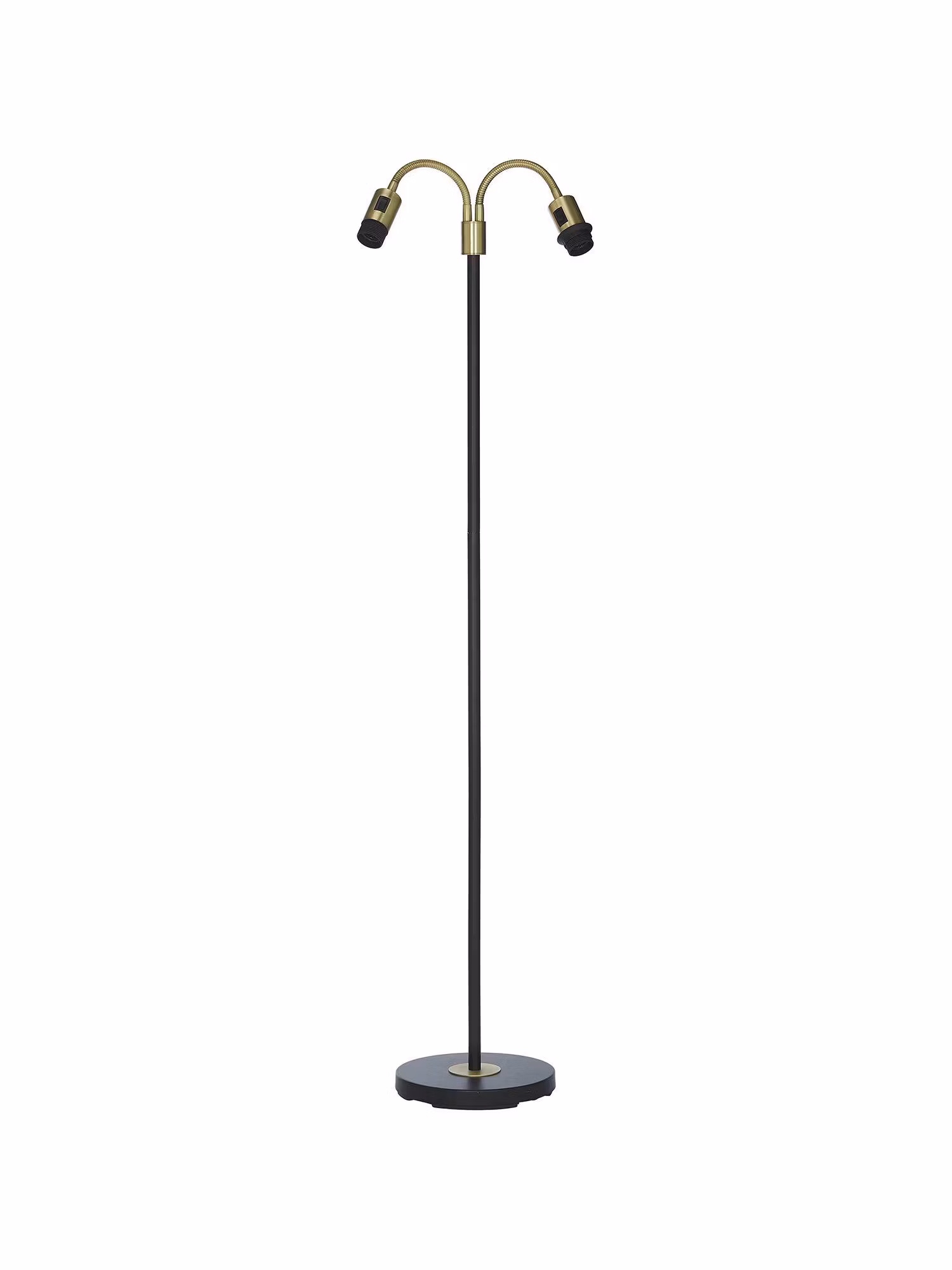 Amy Golvfot Flex2 Svart/Mässing 150cm