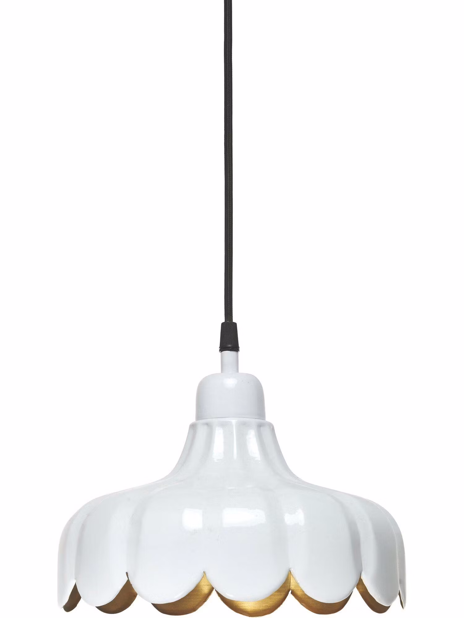 Wells tak/fönsterlam Vit/guld 24cm