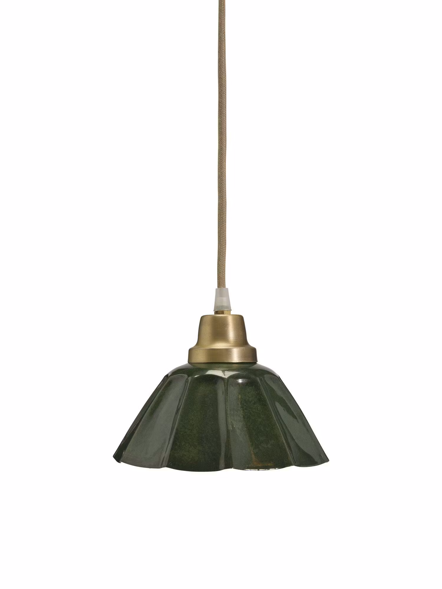 Ester fönsterlampa Mörkgrön 17cm