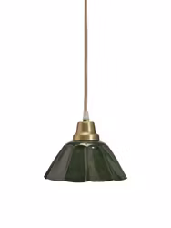Ester fönsterlampa Mörkgrön 17cm