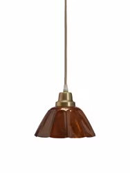 Ester fönsterlampa Terracotta 17cm