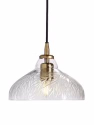 Maple Taklampa Klarglas 23cm