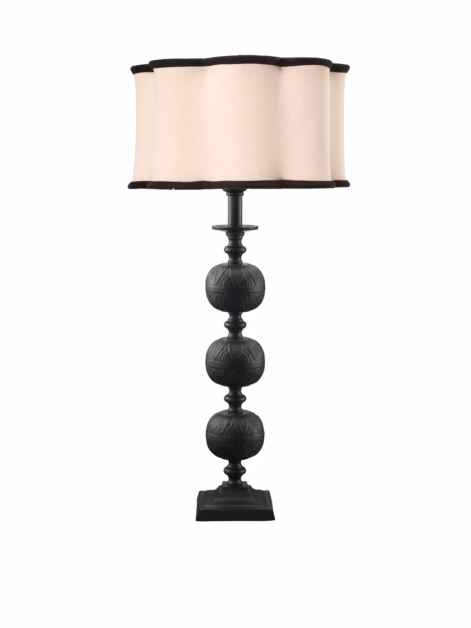 Flory bordslampa Natur/svart 70cm