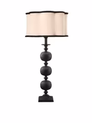 Flory bordslampa Natur/svart 70cm