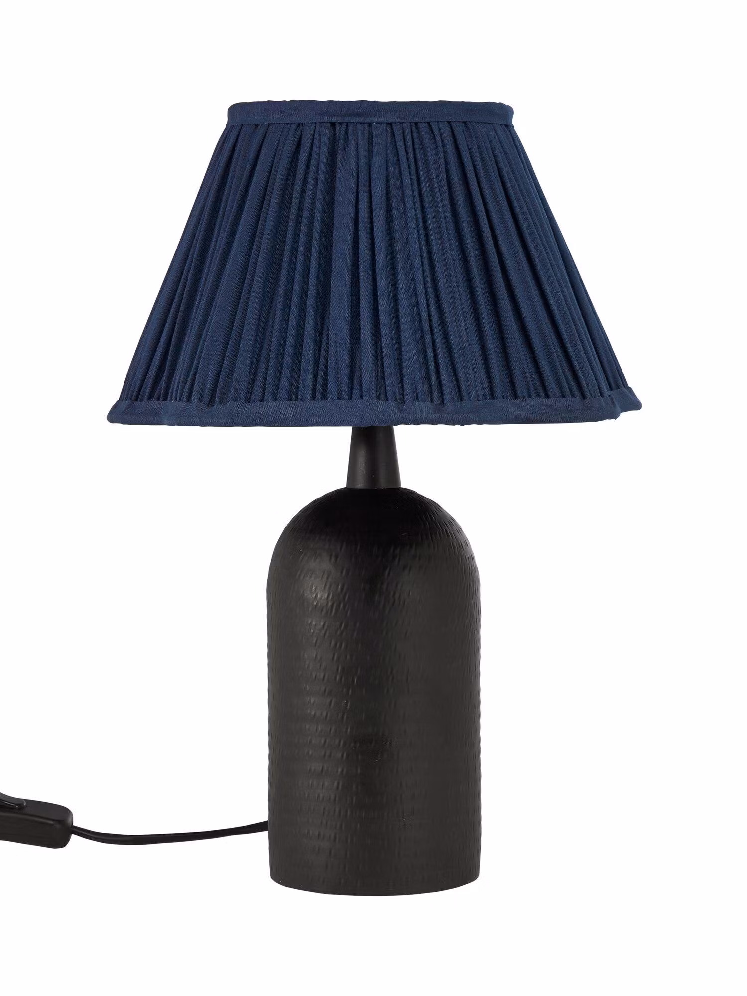 Riley Bordsslampa Svart/Blå 37cm