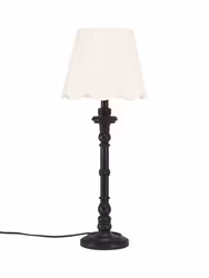 Joy Bordslampa Svartbrun/vit 66cm