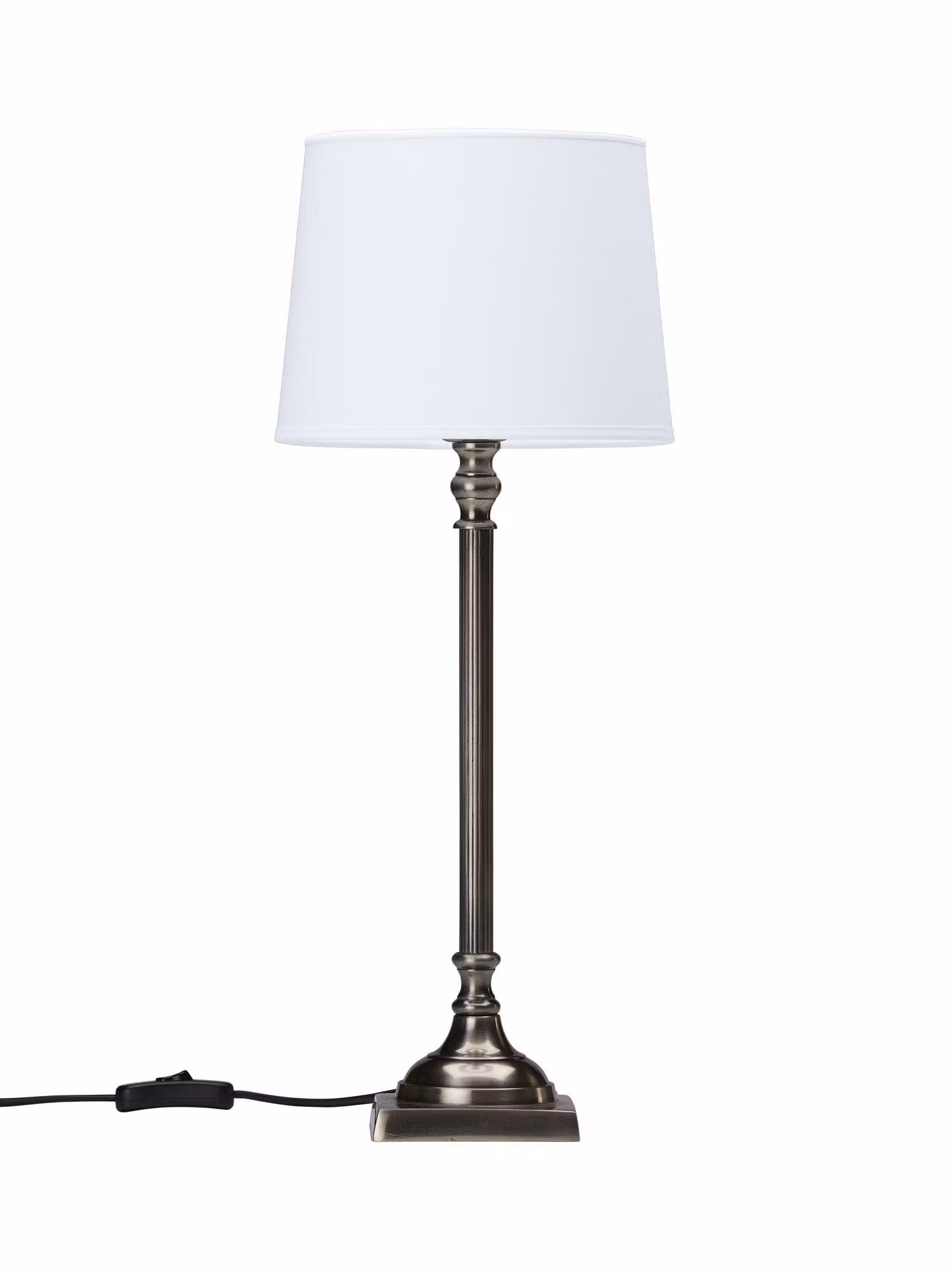 Margot bordslampa Antiksilver 50 cm