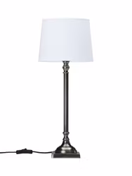Margot bordslampa Antiksilver 50 cm