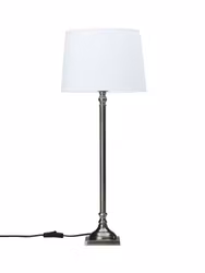 Margot bordslampa Antiksilver 51cm