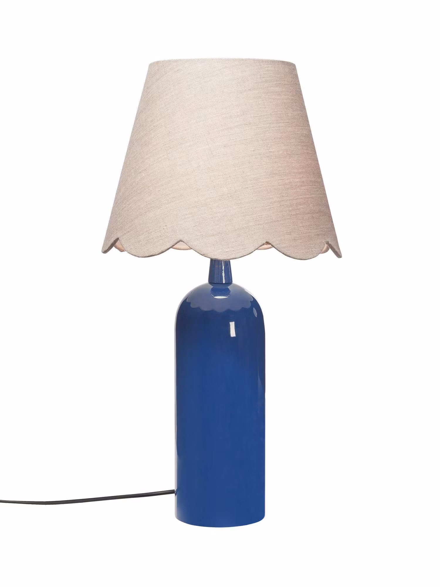 Carter Bordslampa Blå/Linne 46cm