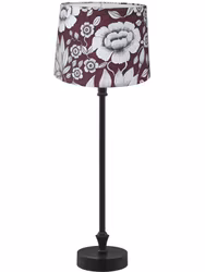 Liam bordslampa med röd skärm 59cm