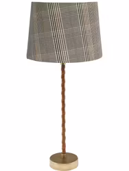 Nora bordslampa med mönstrad skärm 59cm