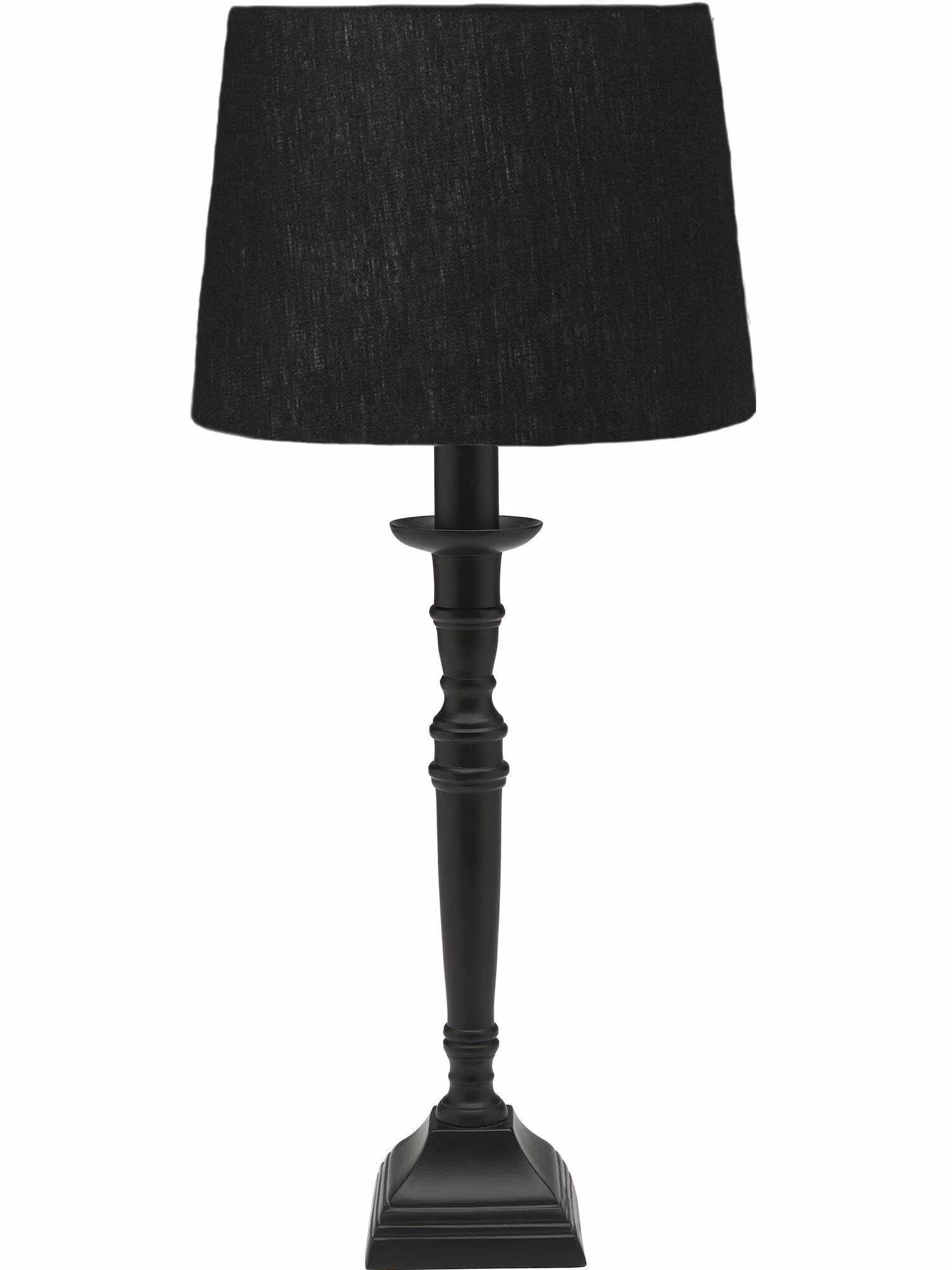 Salong bordslampa med svart skärm 69cm