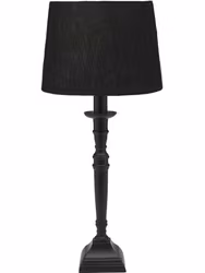 Salong bordslampa med svart skärm 69cm