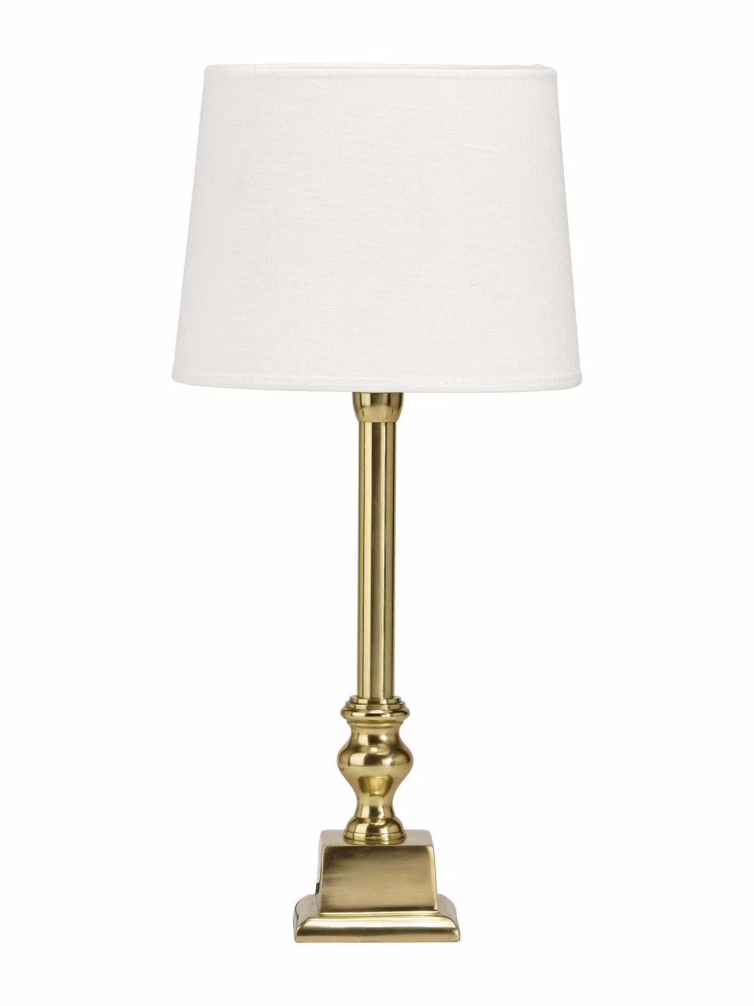 Linné bordslampa med lampskärm 46cm