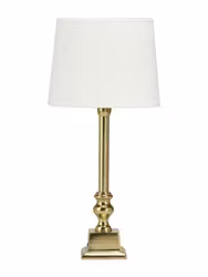 Linné bordslampa med lampskärm 46cm
