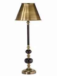 Abbey bordslampa med metallskärm 57cm