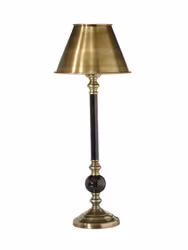 Abbey bordslampa med metallskärm 49cm