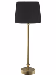 Liam bordslampa med svart skärm 59cm