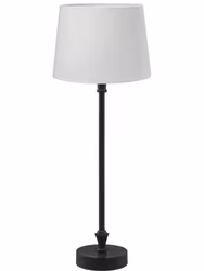 Liam bordslampa med vit skärm 59cm