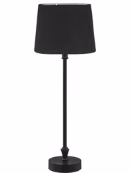 Liam bordslampa med svart skärm 59cm
