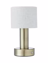 Tiara bordslampa Laddbar antikmässing