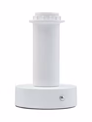 Tiara lampfot Laddbar vit