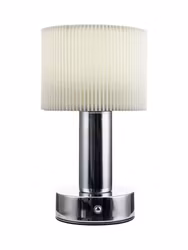 Tiara bordslampa Laddbar krom