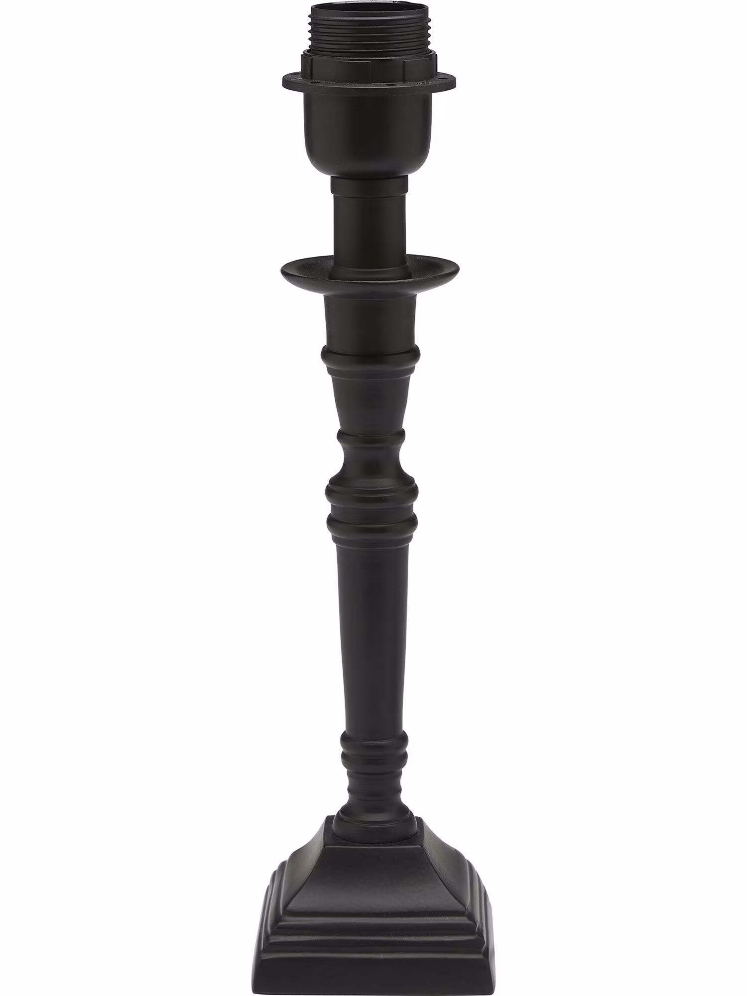 Salong Lampfot Matt Svart 33cm