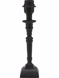 Salong Lampfot Matt Svart 33cm