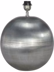 Globe Lampfot Pale Silver 40cm