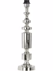 Art Deco lampfot Krom 59cm