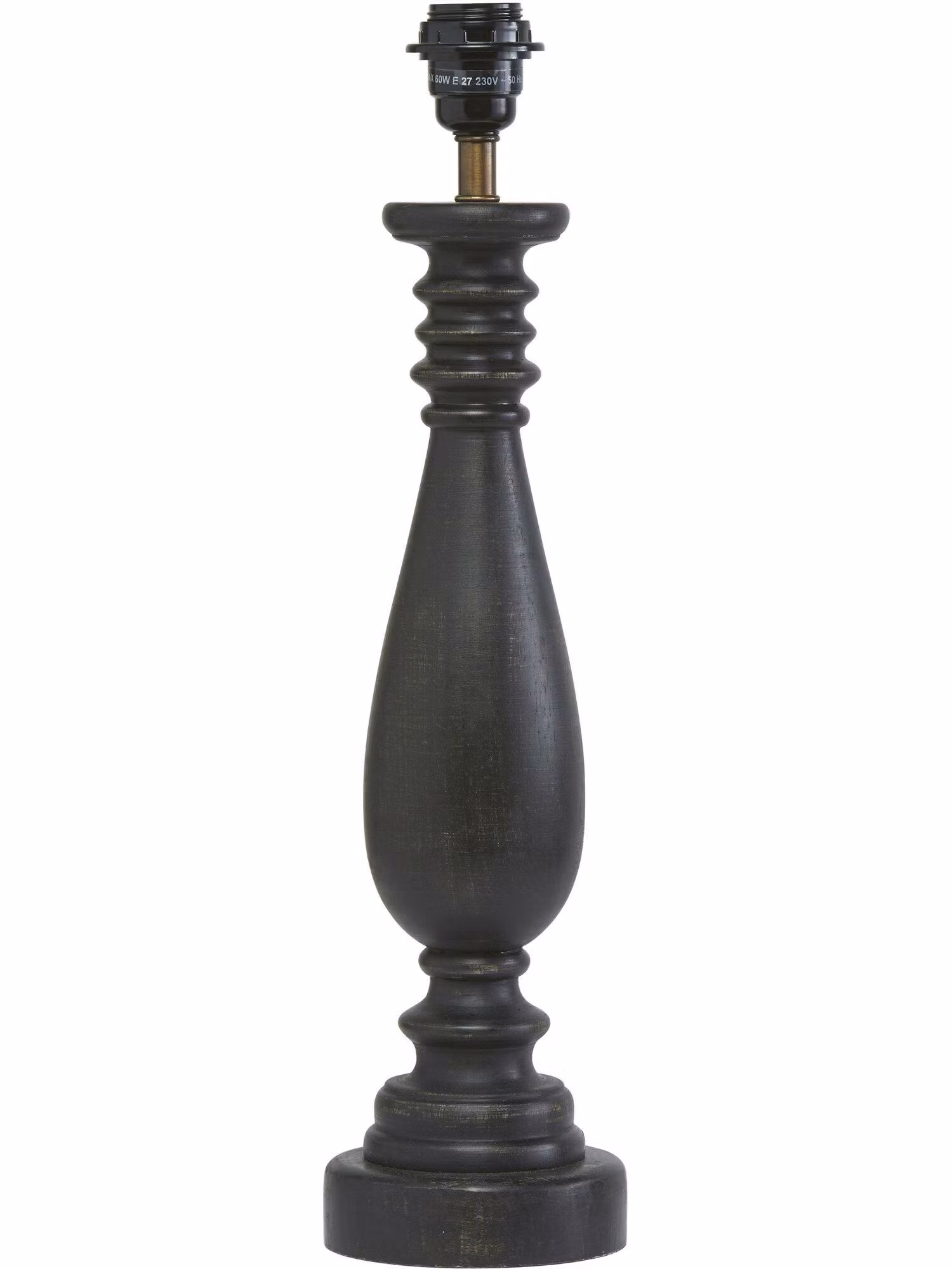 Linda Lampfot Dark black 52cm